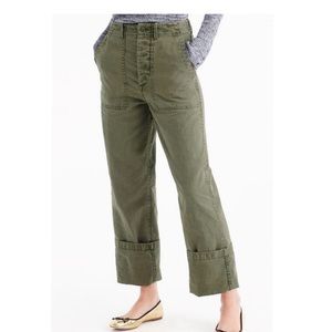 Jcrew Foundry pant in Spanish Moss Size 6